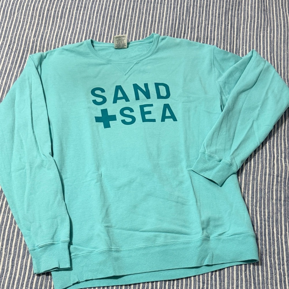 Sand + Sea Women's Teal Sweatshirt